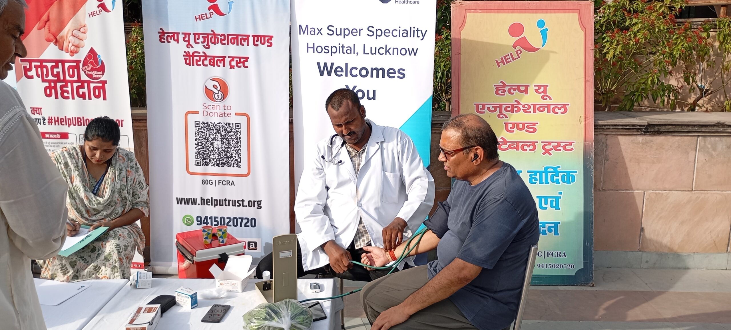 HelpUTrust_Max Hospital_Health CheckUp Camp (42)