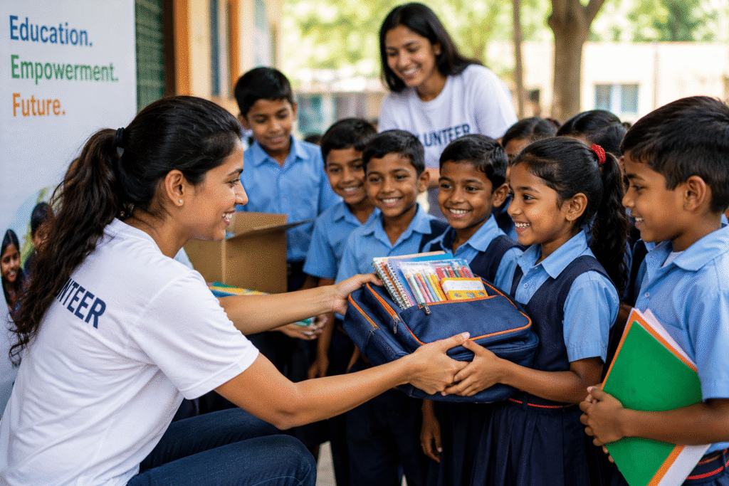 Educational support provided through small donations